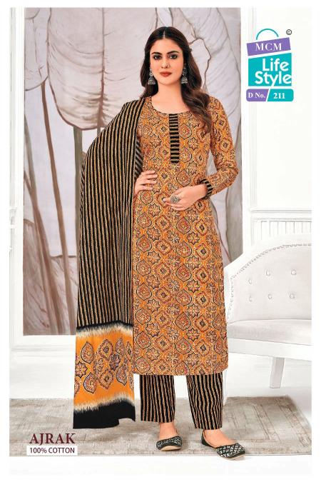 MCM Ajrak Vol-2 – Kurti Pant With Dupatta - Wholesale Catalog