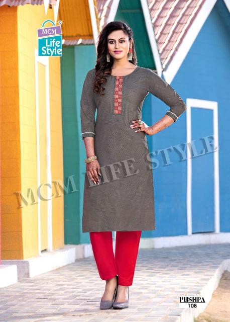 MCM Pushpa Mix – Straight Kurtis - Wholesale Catalog