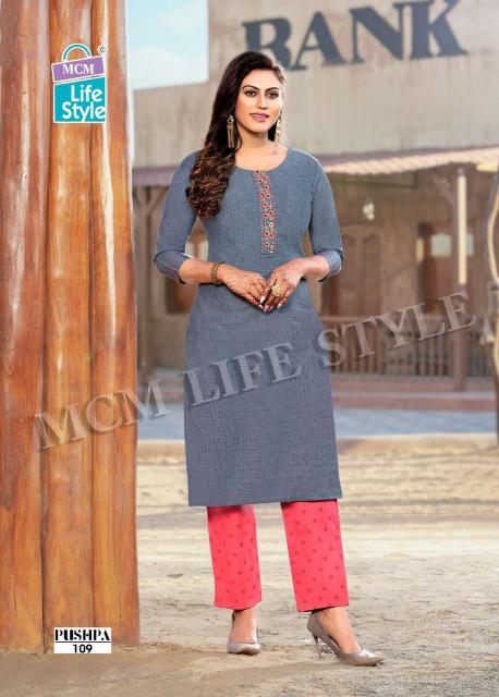 MCM Pushpa Mix – Straight Kurtis - Wholesale Catalog