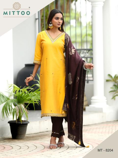 Mittoo 8203, 8204 aurelia kurti lowest price in india