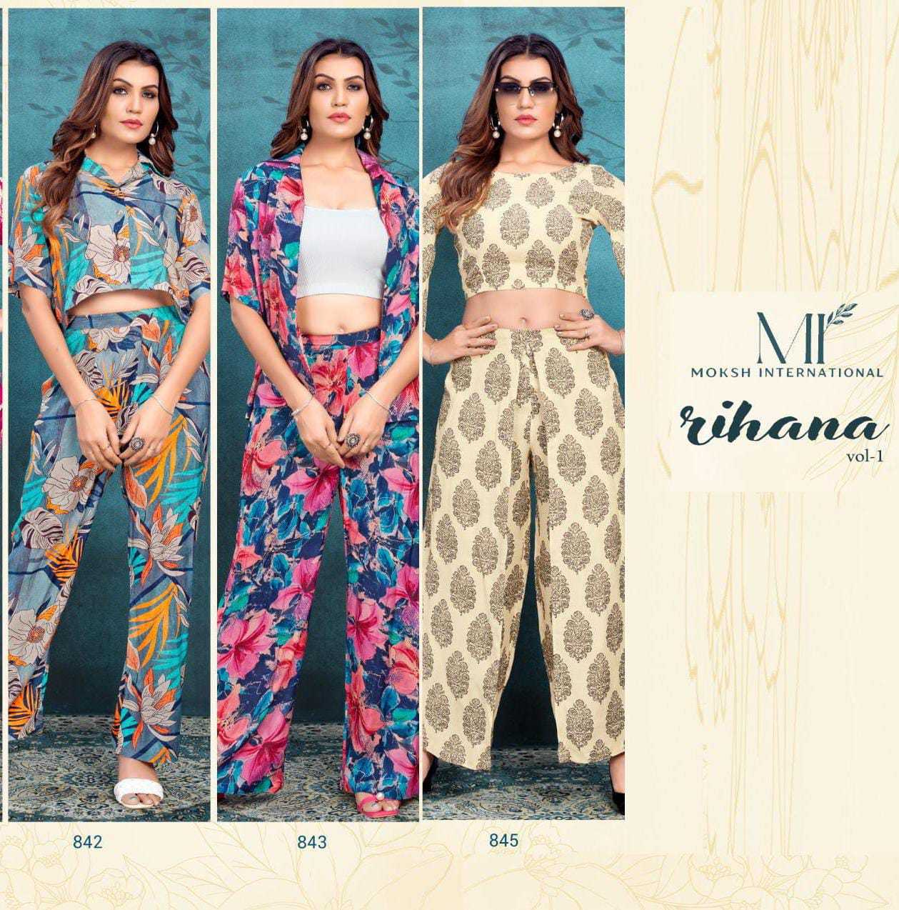 Moksh International Rihana Vol 1 Western wear Wholesale catalog