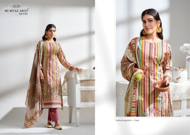 Mumtaz Arts Kashmiri Garden Cambric Cotton Digital Printed baalar dress material wholesale