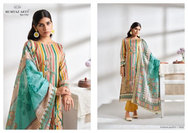 Mumtaz Arts Kashmiri Garden Cambric Cotton Digital Printed baalar dress material wholesale