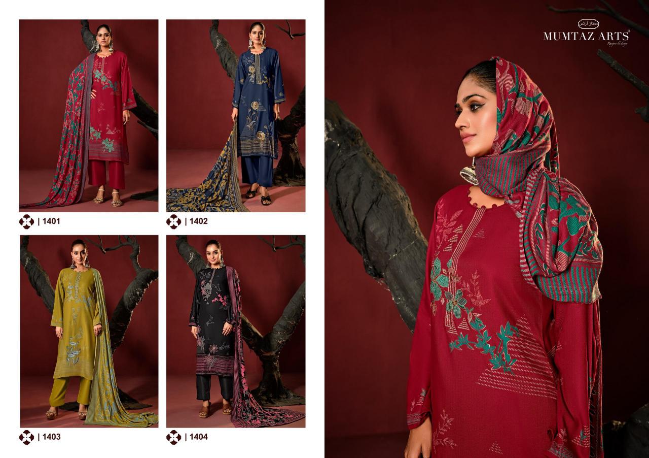 Mumtaz Arts Khusrang Pashmina kota dress materials wholesale