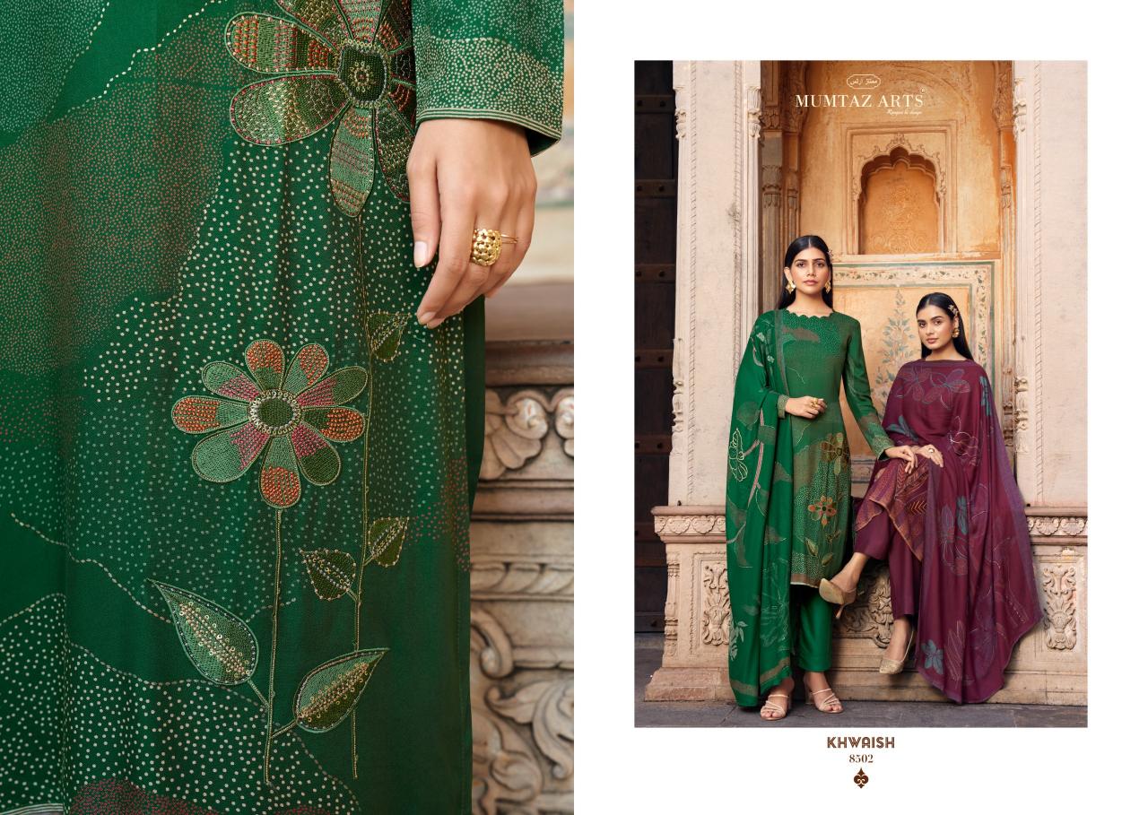 Mumtaz Arts Khwaish wholesale dealers of dress materials in mumbai