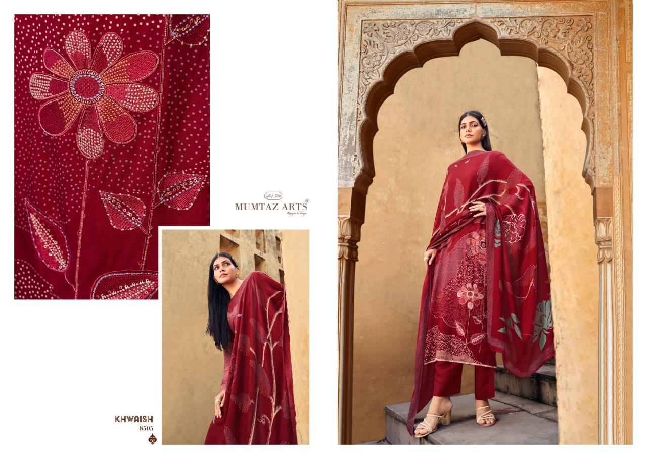 Mumtaz Arts Khwaish wholesale dealers of dress materials in mumbai