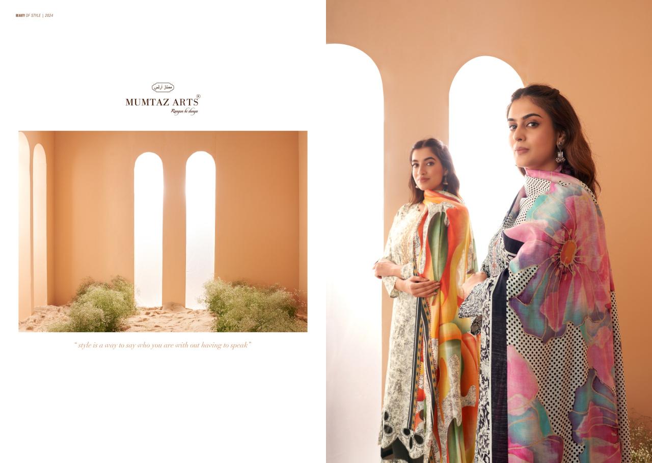 Mumtaz Arts Suhana Viscose Muslin Digital Printed wholesale banarasi dress materials