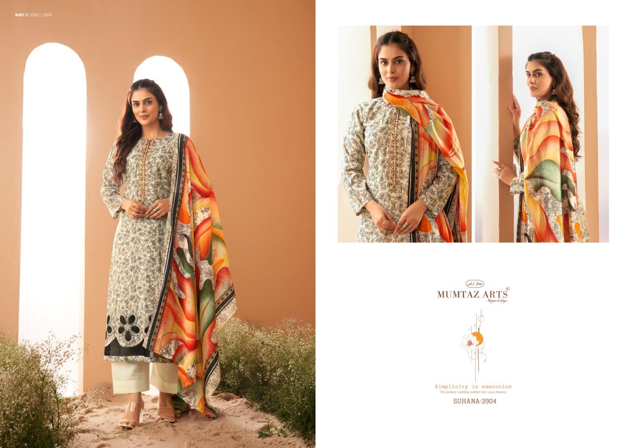 Mumtaz Arts Suhana Viscose Muslin Digital Printed wholesale banarasi dress materials