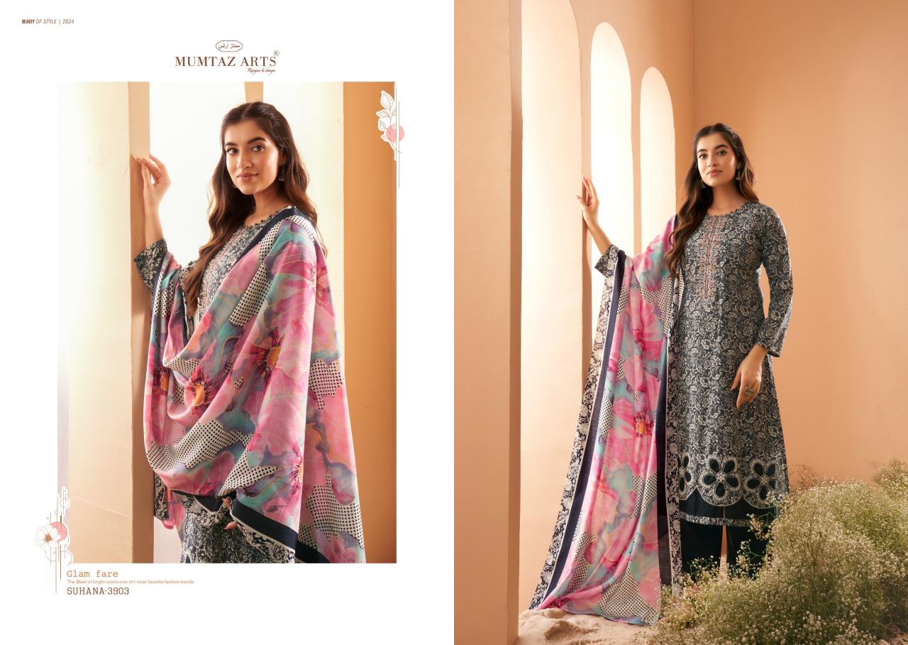 Mumtaz Arts Suhana Viscose Muslin Digital Printed wholesale banarasi dress materials