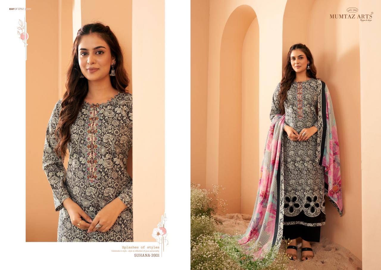 Mumtaz Arts Suhana Viscose Muslin Digital Printed wholesale banarasi dress materials