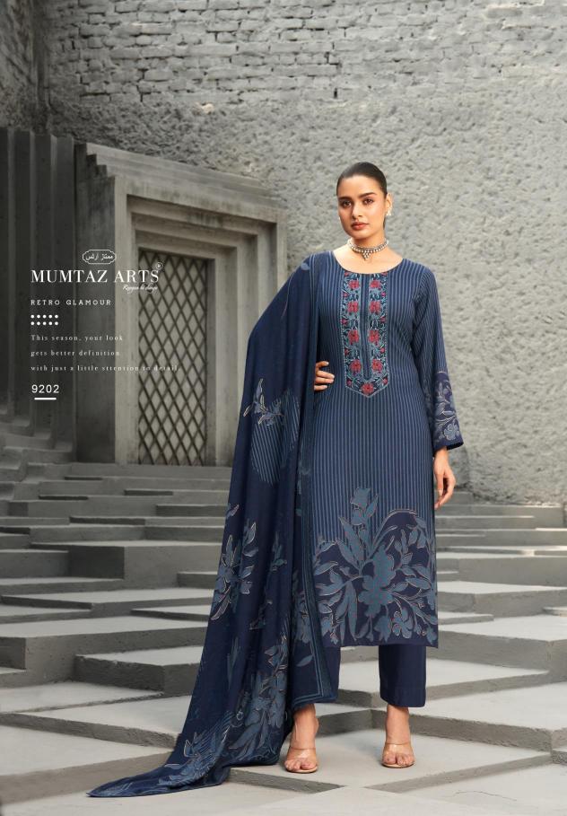 Mumtaz Arts Zohra Brasso Dup wholesale dress material