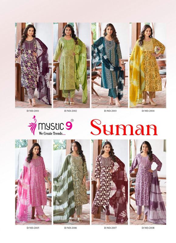 Mystic 9 Suman vol 2 pakistani kurtis online india