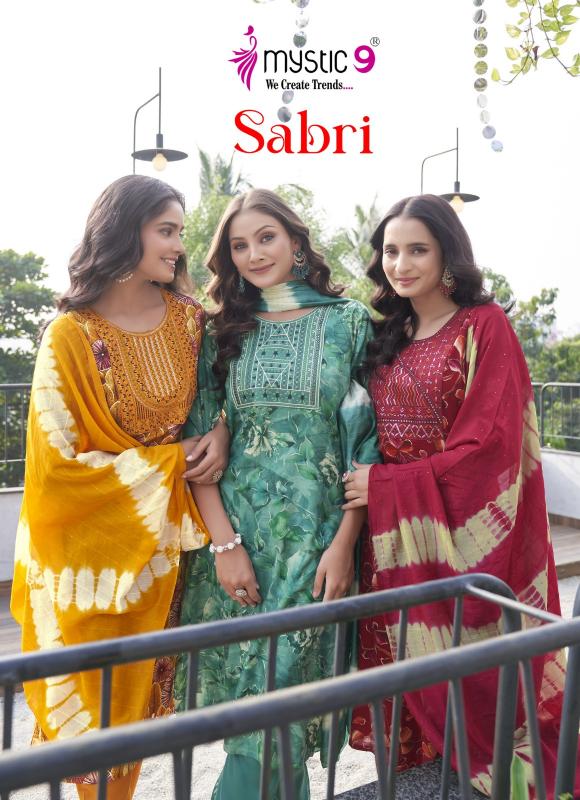 Mystic9 Sabri Vol-4 – Kurti Pant With Dupatta - Wholesale Catalog