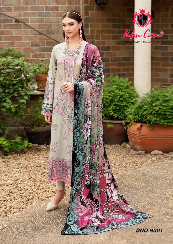 Nafisa Faiza Vol-09 – Karachi Dress Material - Wholesale Catalog