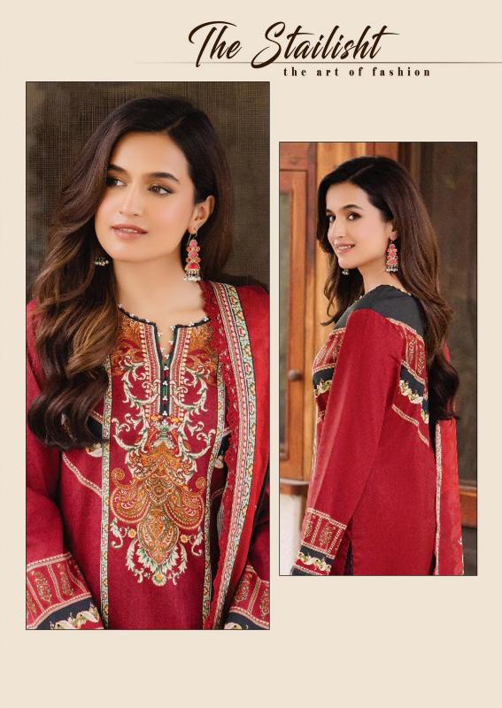 Nafisa Faiza Vol-09 – Karachi Dress Material - Wholesale Catalog