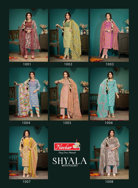 Navkar Shyala Vol 1 Malaysian Cotton kurtis online india