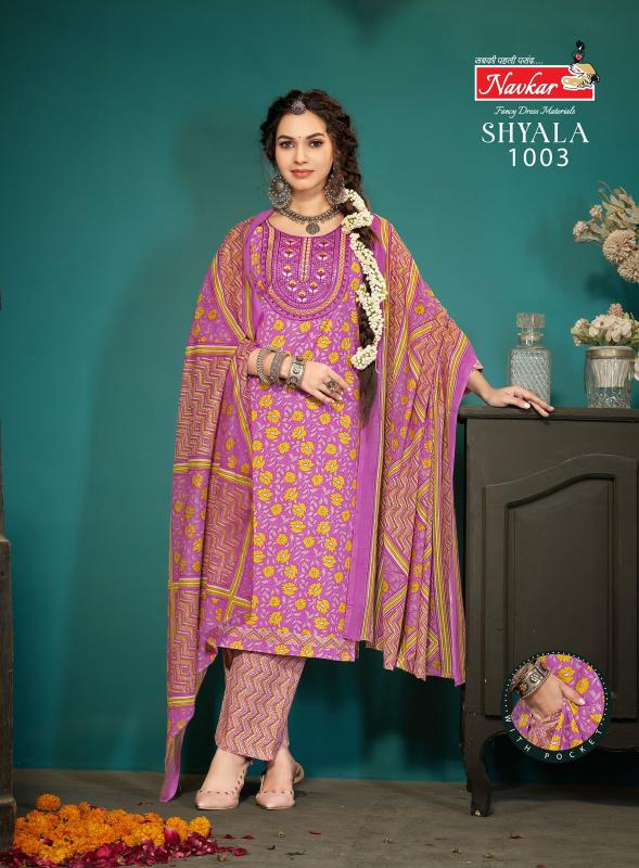 Navkar Shyala Vol 1 Malaysian Cotton kurtis online india