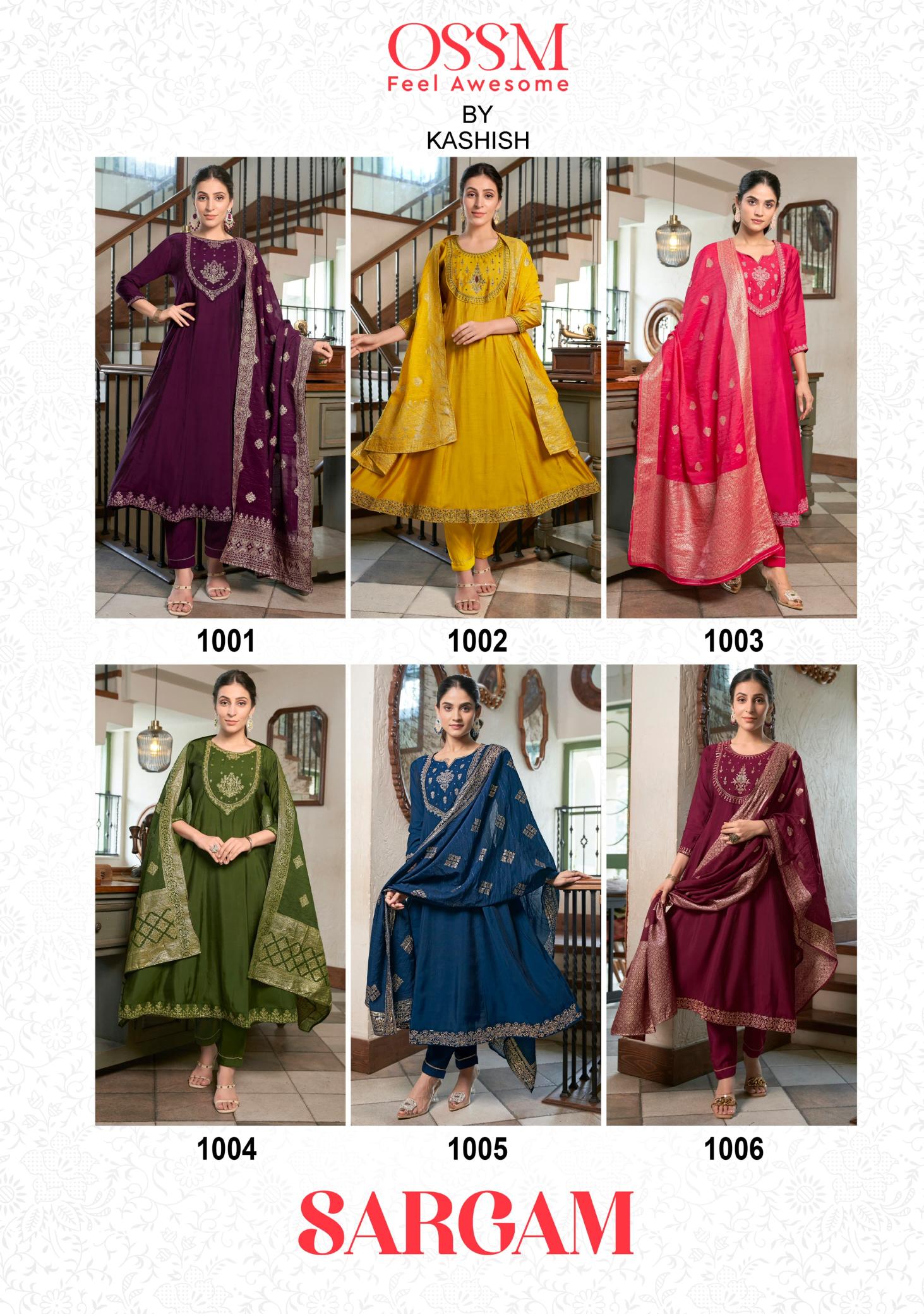 Ossm Sargam Anarkali Vol 1 wholesale kurtis online india