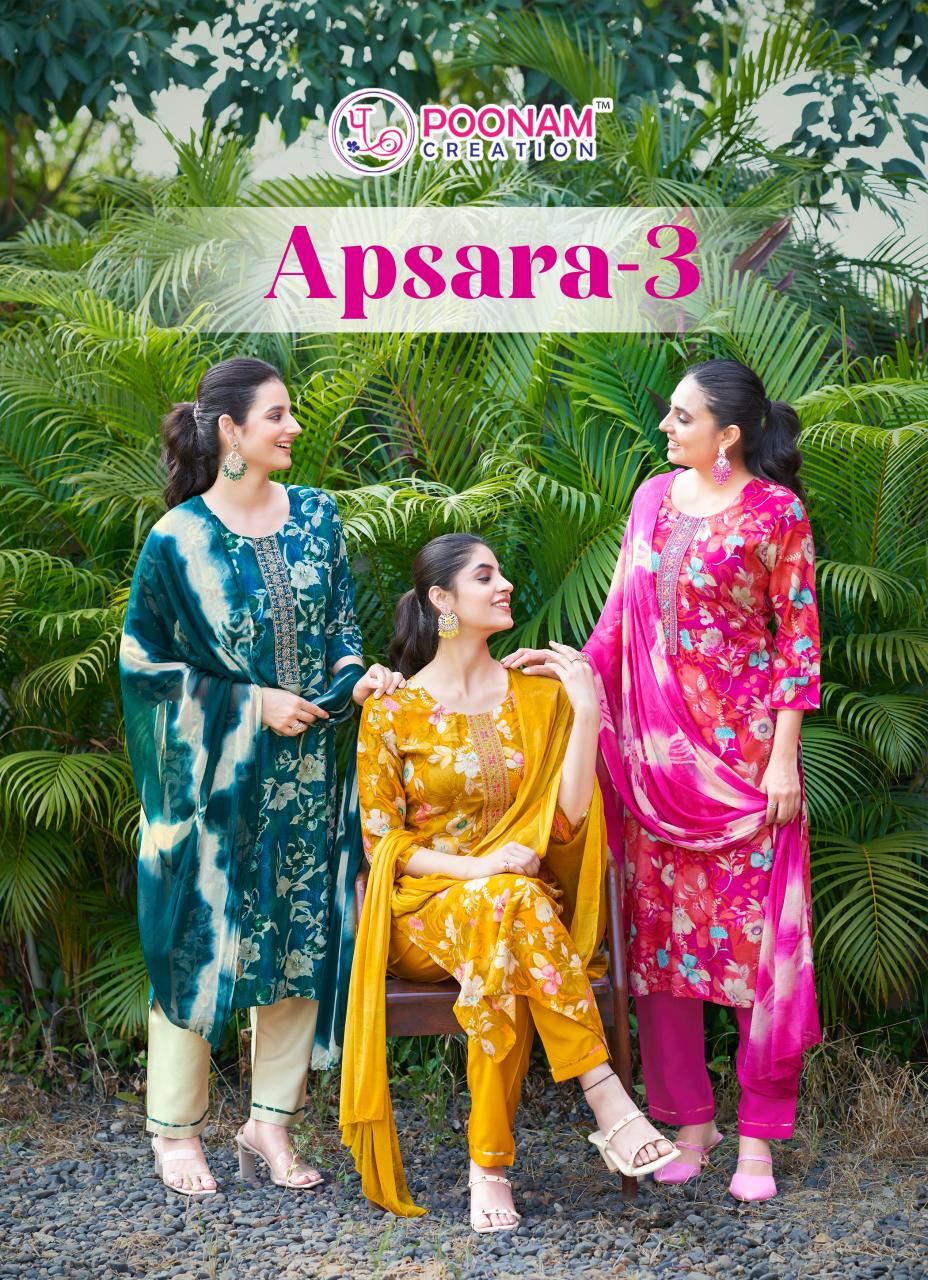 POONAM Apsara Vol 3 ethenic wear kurtis manufacturing india