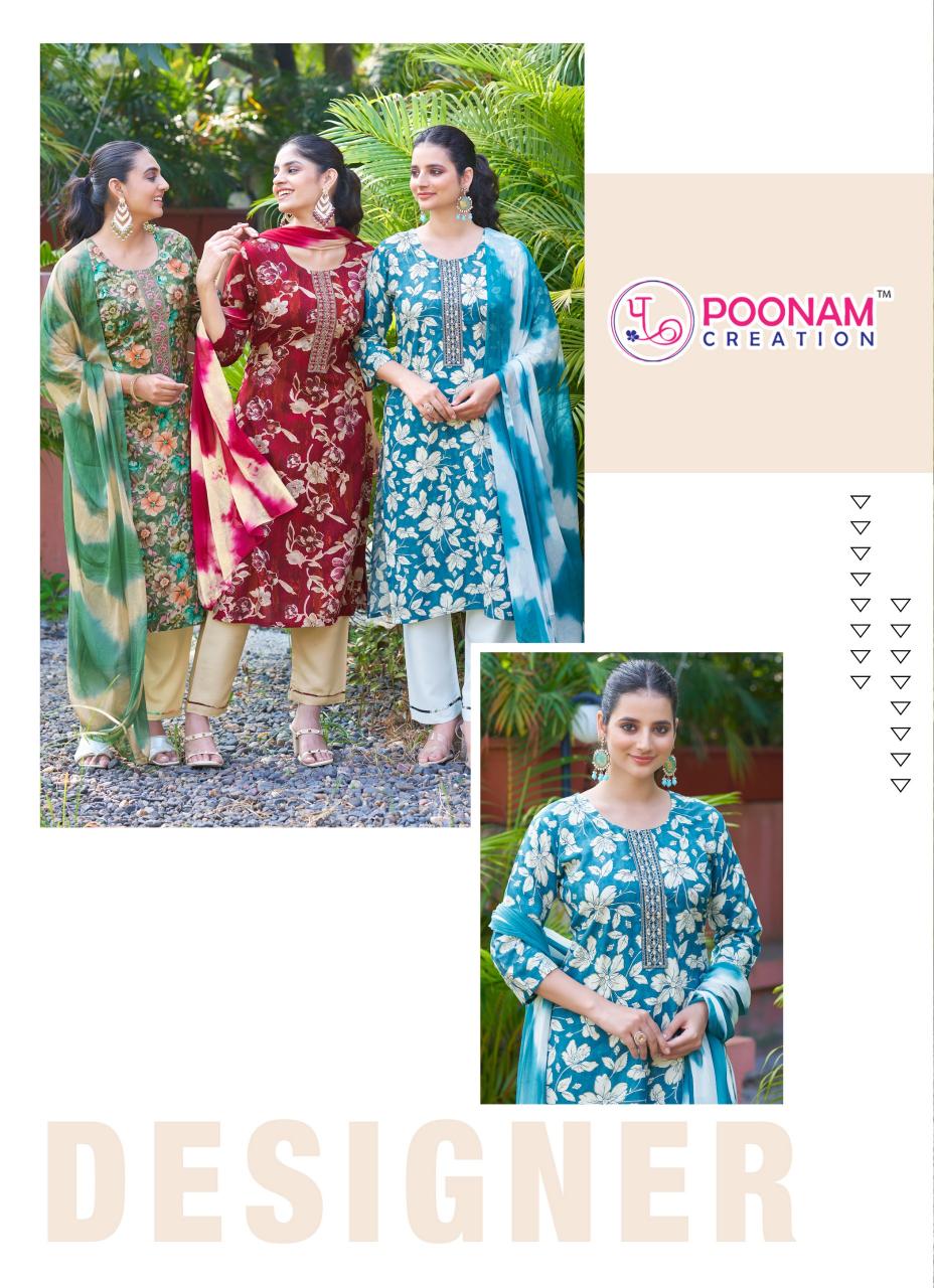 POONAM Apsara Vol 3 ethenic wear kurtis manufacturing india