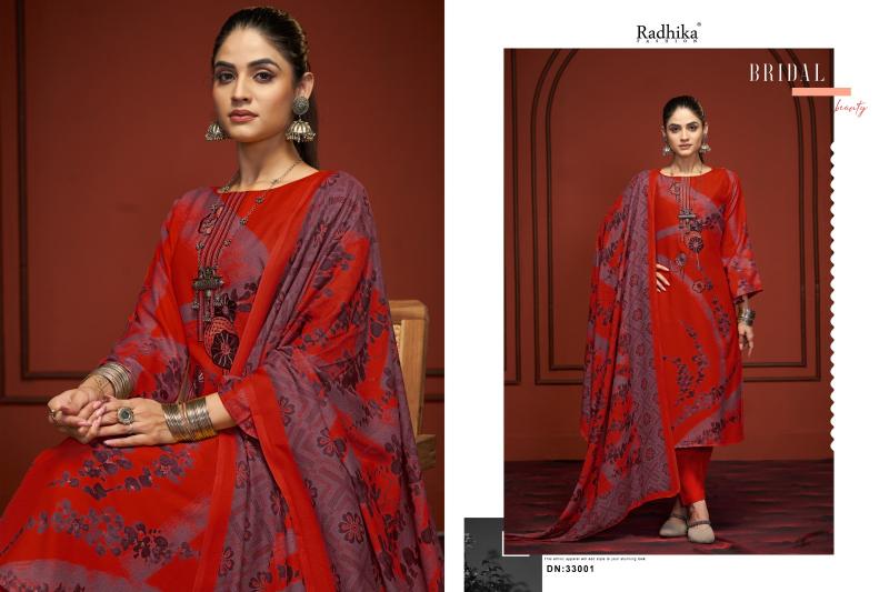 Radhika Azara Swara Cotton Viscose dress material wholesale jetpur gujarat