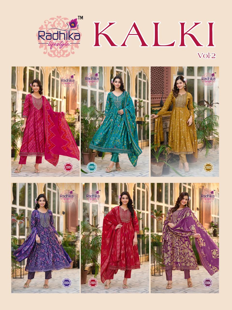 Radhika Lifestyle Kalki Vol 2 ehat is latest fashion in kurtis india