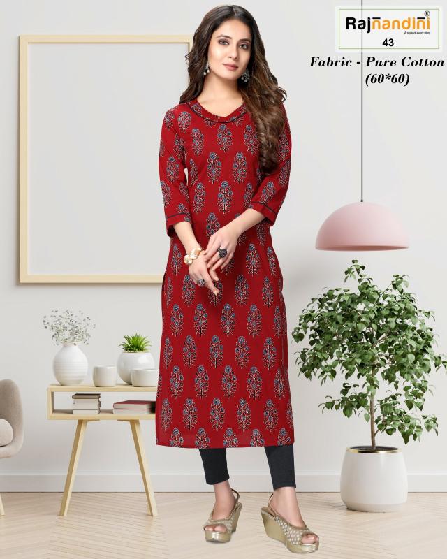 Rajnandini Aadhya cotton kurtis online in india shopping low price