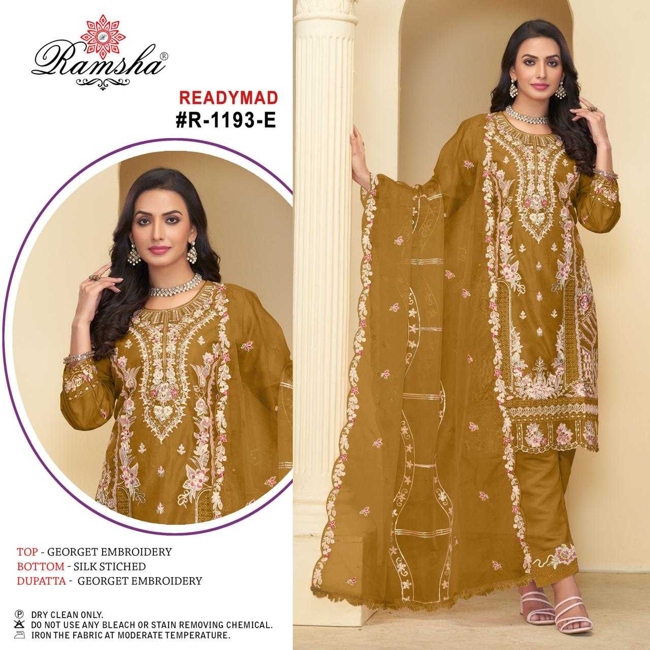 Ramsha R 1193 E To H Ready Made wholesale pakistani suits