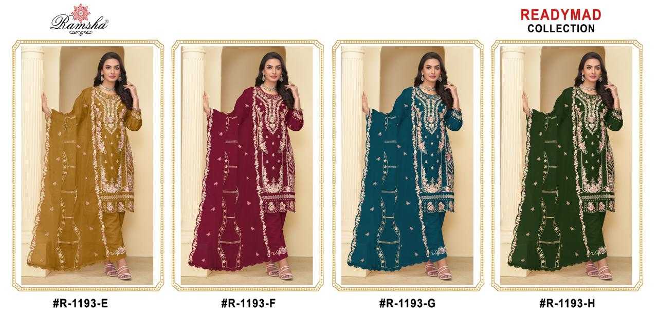 Ramsha R 1193 E To H Ready Made wholesale pakistani suits