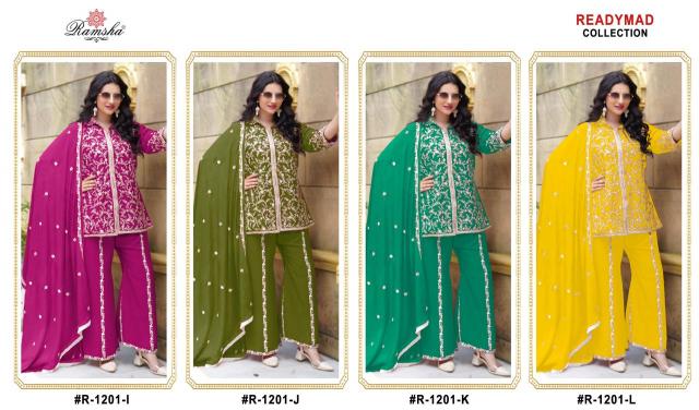 Ramsha R 1201 IJKL Ready Made pakistani suits wholesaler in india