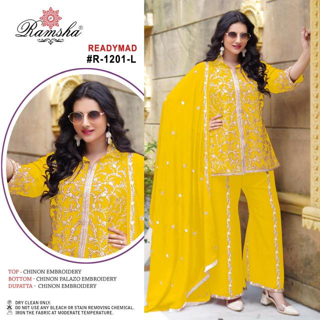 Ramsha R 1201 IJKL Ready Made pakistani suits wholesaler in india