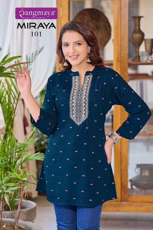 Rangmaya Miraya buy kurti fabric online india