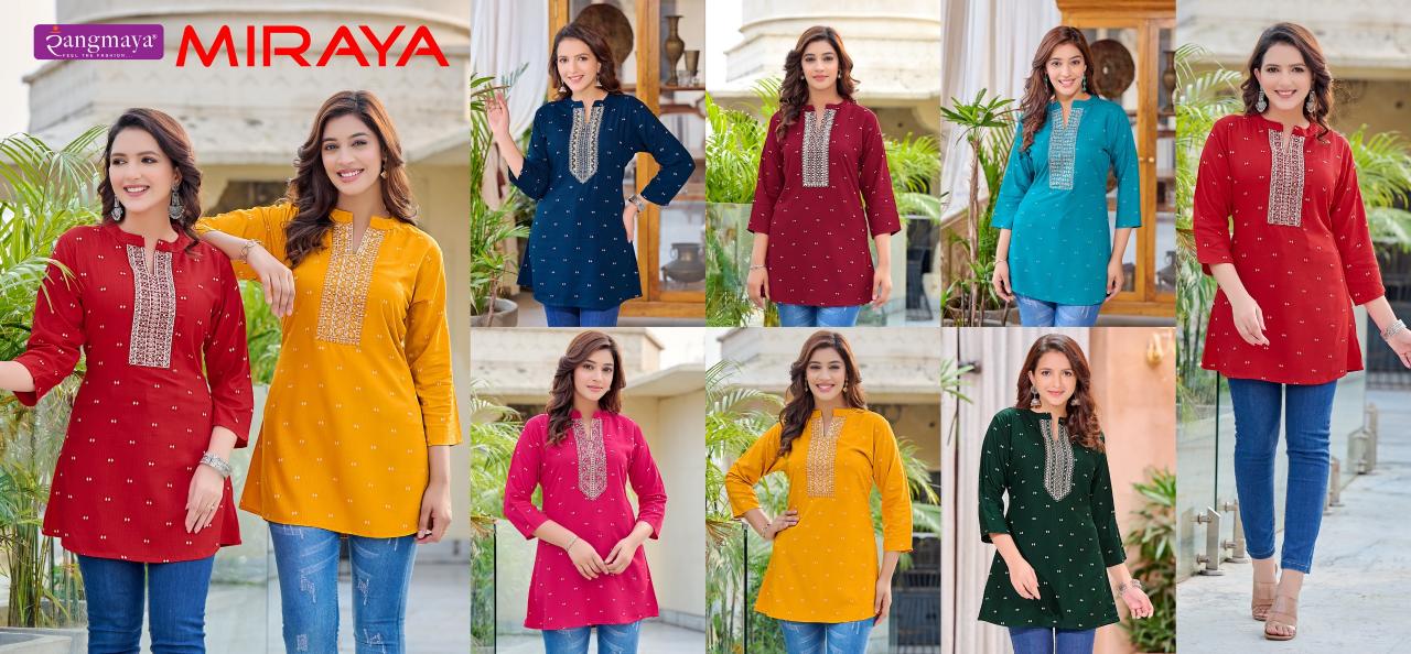 Rangmaya Miraya buy kurti fabric online india