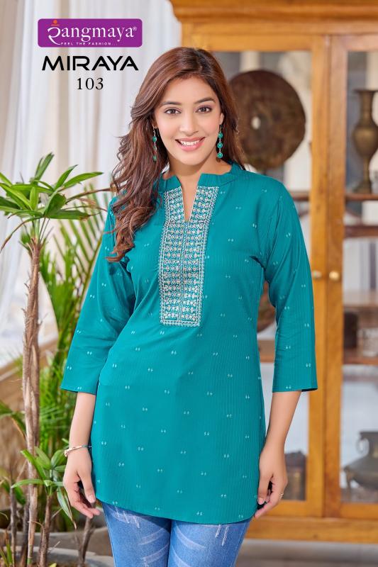 Rangmaya Miraya buy kurti fabric online india