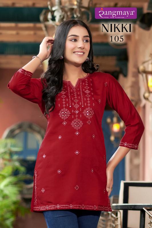 Rangmaya Nikki shein india kurtis Short tops