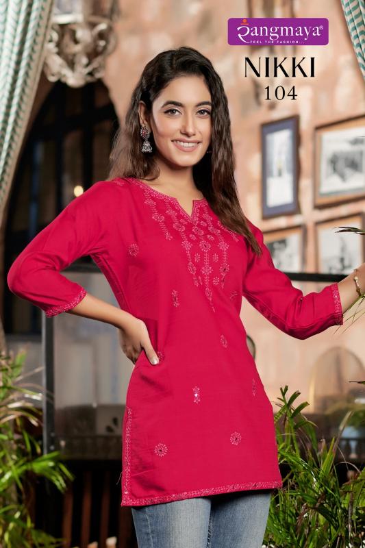 Rangmaya Nikki shein india kurtis Short tops