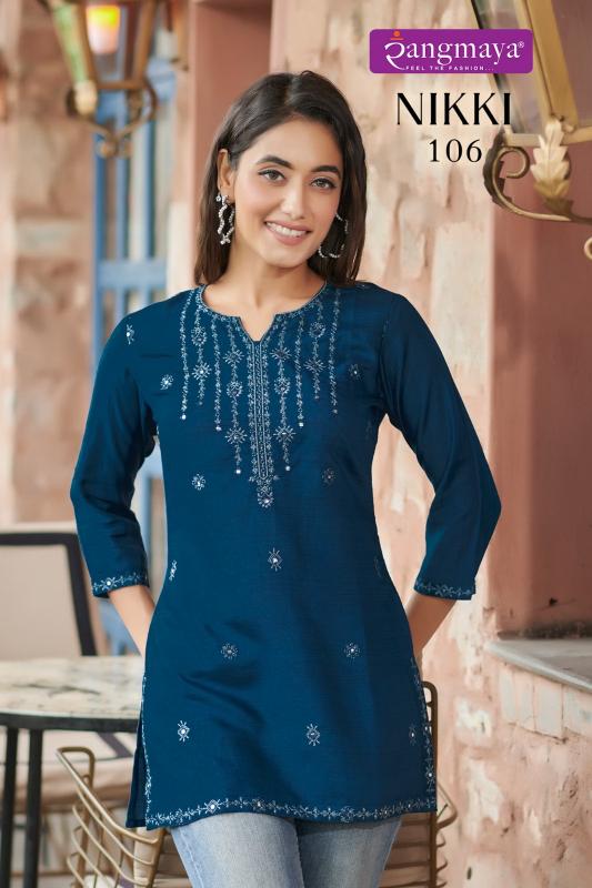 Rangmaya Nikki shein india kurtis Short tops