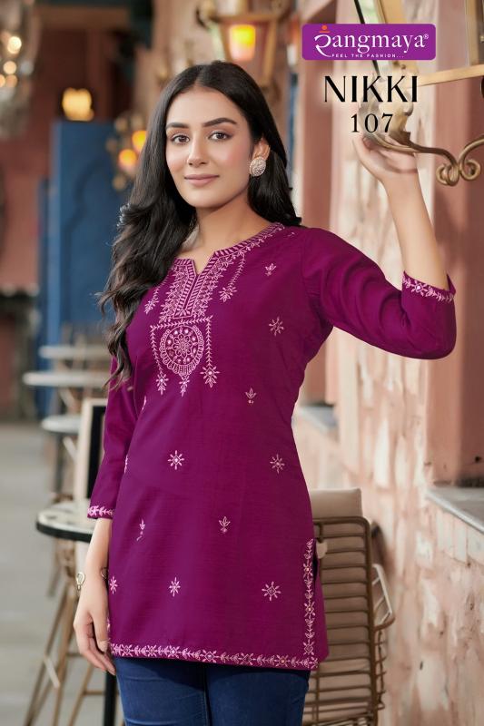 Rangmaya Nikki shein india kurtis Short tops