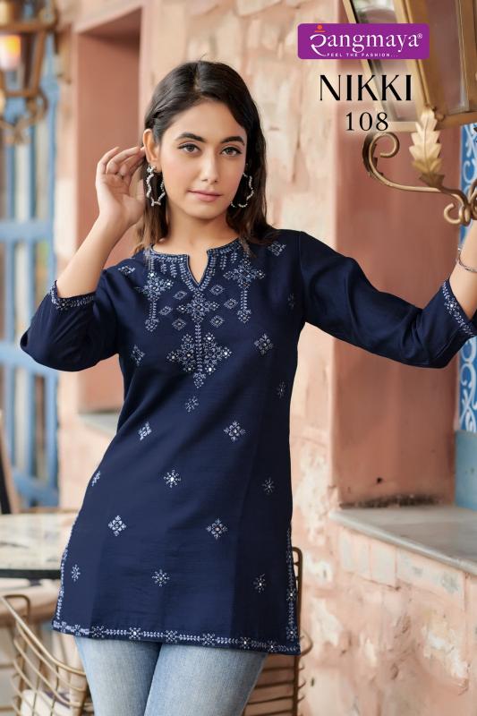 Rangmaya Nikki shein india kurtis Short tops