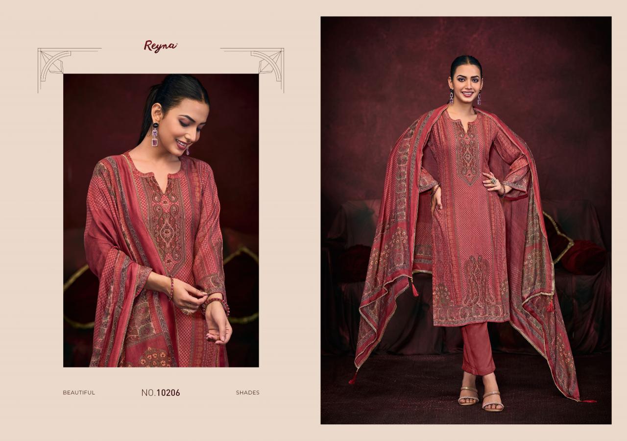 Reyna Kashish Premium Pure Pashmina Salwar Kameez Wholesale Catalog