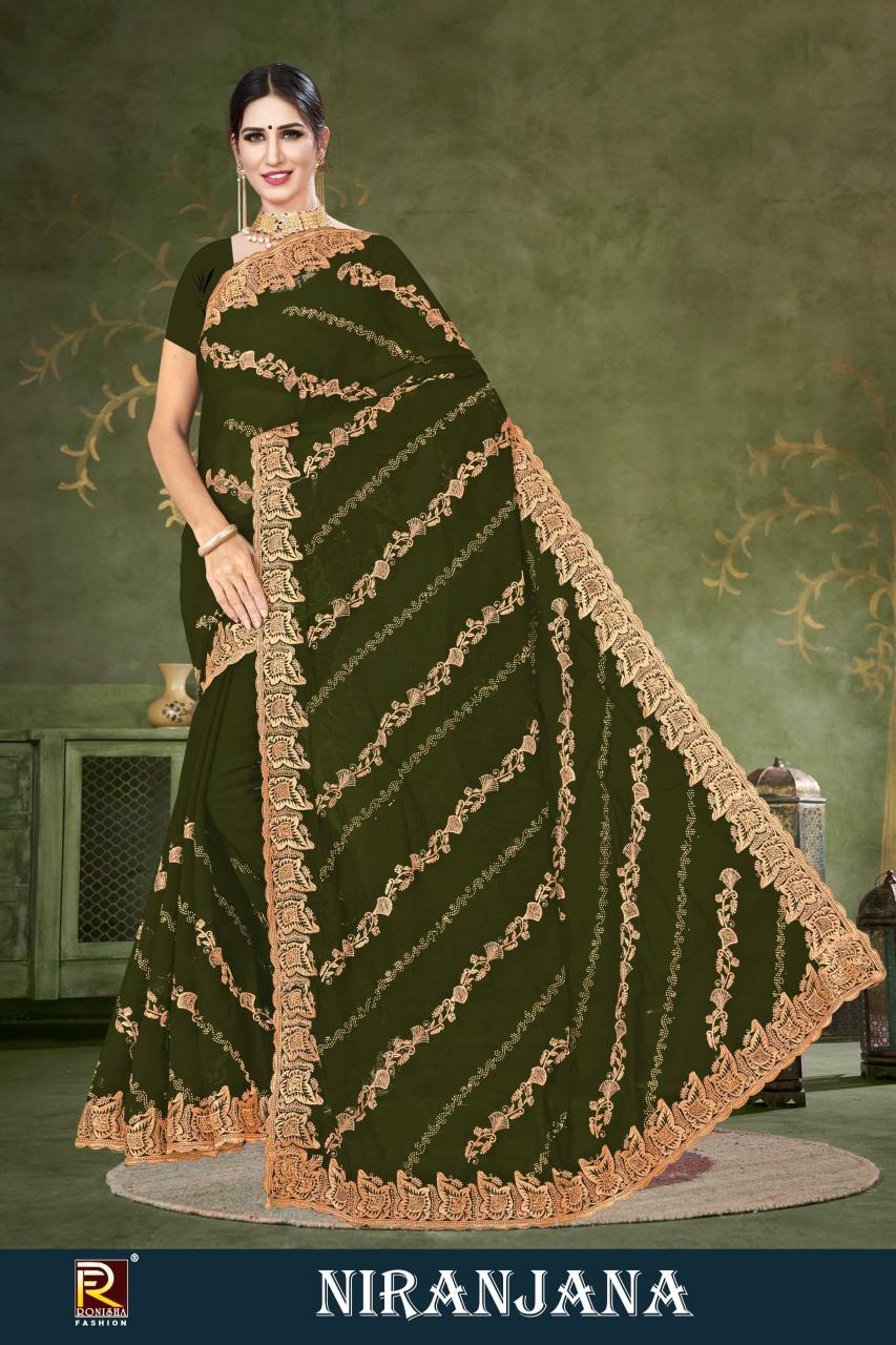 Ronisha Niranjana embroidery sarees online india