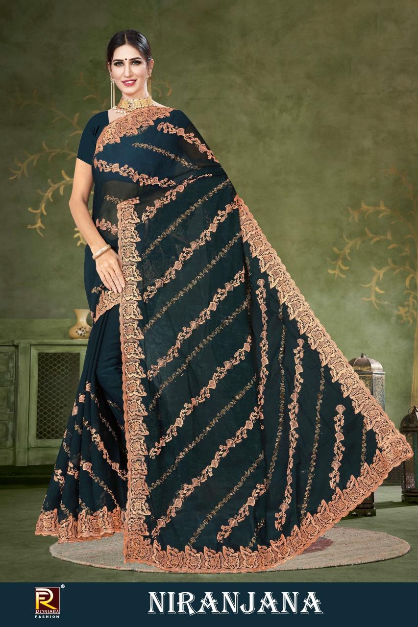 Ronisha Niranjana embroidery sarees online india