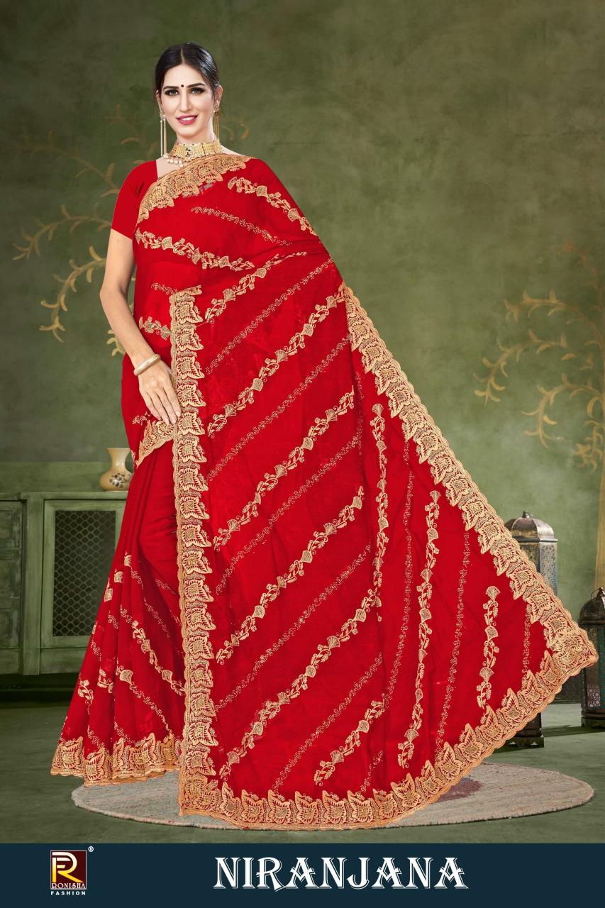 Ronisha Niranjana embroidery sarees online india