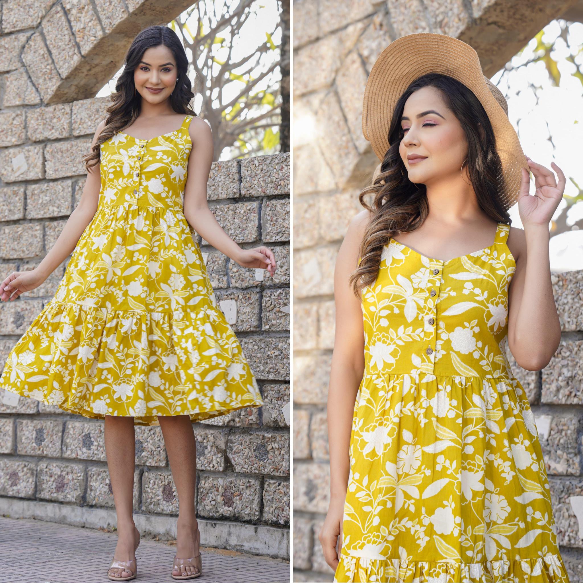 Sabella Cotton Sleeveless Ruffle Dress Western Dress Wholesale catalog