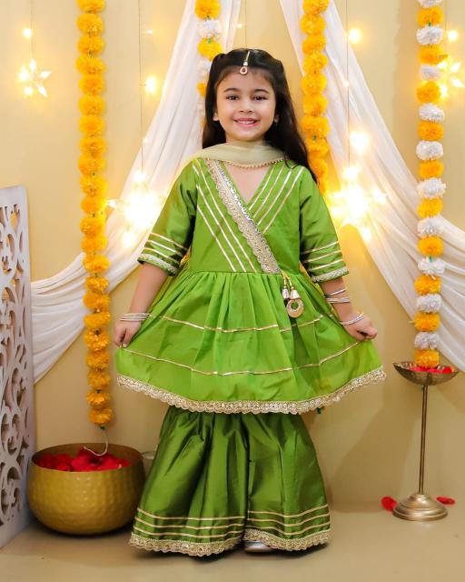 Sabella Gorgeous chanderi agarakha sharara kurti online india