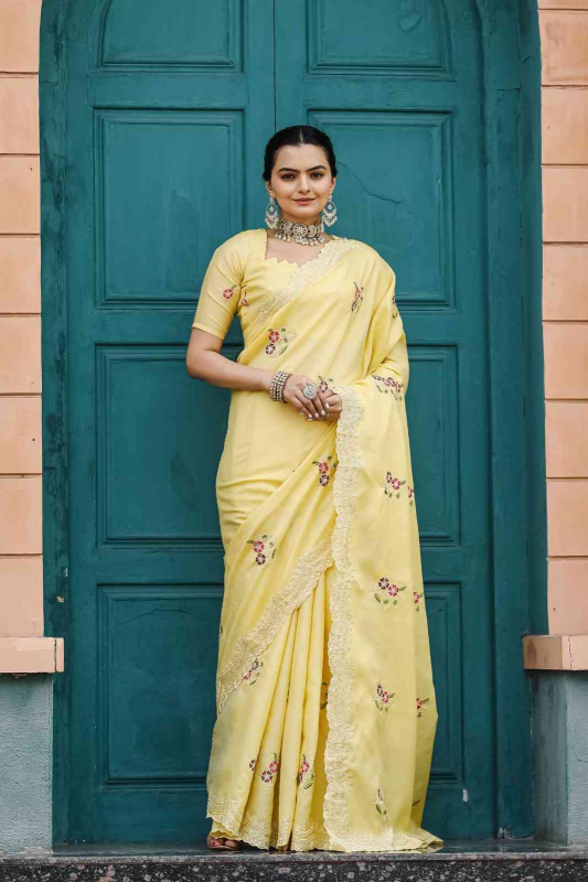 Sabella Kc 3062 Fancy Soft Cotton Embroidered Sarees online india