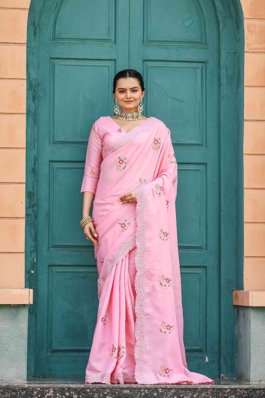 Sabella Kc 3062 Fancy Soft Cotton Embroidered Sarees online india