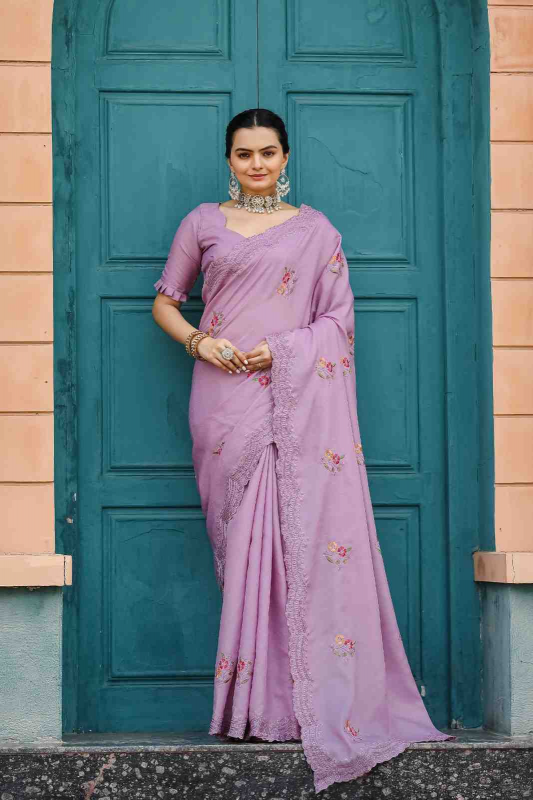 Sabella Kc 3062 Fancy Soft Cotton Embroidered Sarees online india