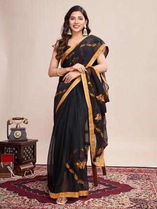 Sabella Maahi 161 Embroidery Worked Georgette famous saree places in india