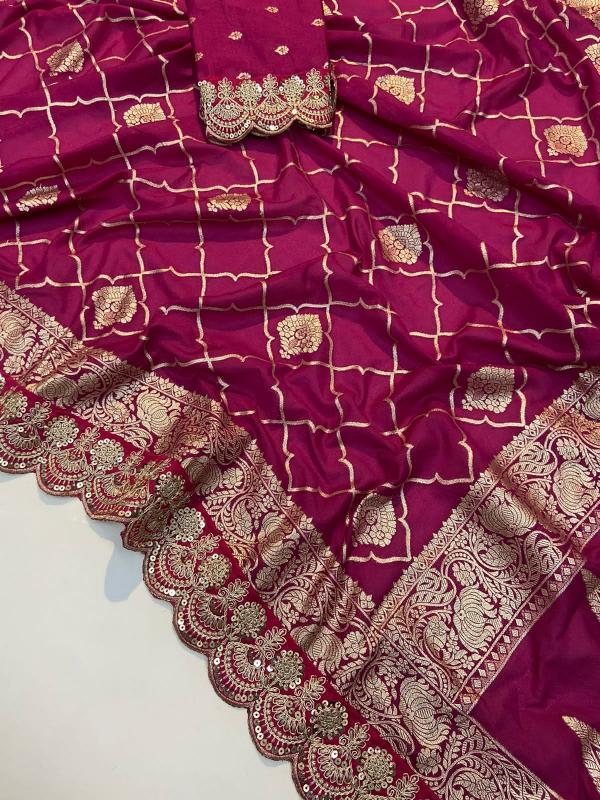 Sabella Pure Crepe Khadi Silk Vol 6 zari sarees online india